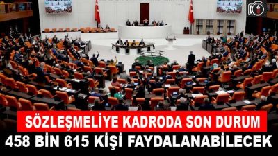 Sözleşmeliye kadroda son durum |  Devlet Memurları Kanunu ve