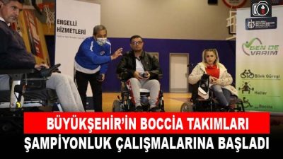 Büyükşehir’in Boccia takımları şampiyonluk çalışmalarına başladı | Kocaeli Büyükşehir Belediyesi’nin