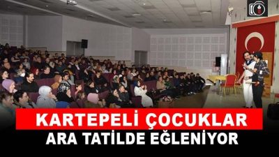 Kartepeli çocuklar ara tatilde eğleniyor | Sömestr tatiline giren çocuklar