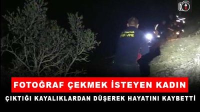 Kayalıklardan düşen kadın hayatını kaybetti | Yalova’nın Altınova ilçesinde fotoğraf