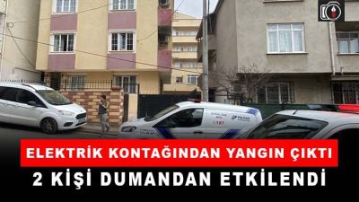 Gebze’de yangın: 2 kişi dumandan etkilendi | Kocaeli’nin Gebze ilçesinde