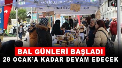 Bal günleri başladı | İzmit Bal Günleri Belsa Plaza önünde