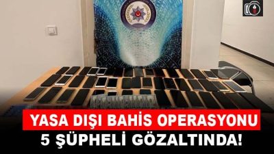 Kocaeli merkezli yasa dışı bahis operasyonu | Kocaeli merkezli yapılan