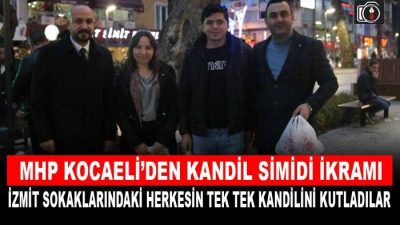 MHP Kocaeli’den kandil simidi ikramı .