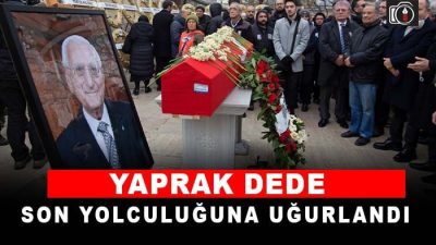 TEMA, Yaprak Dede’sini son yolcuğuna uğurladı | TEMA Vakfı Kurucu
