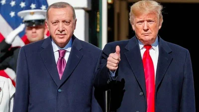 Cumhurbaşkanı Recep Tayyip Erdoğan, ABD Başkanı Donald Trump ile bir