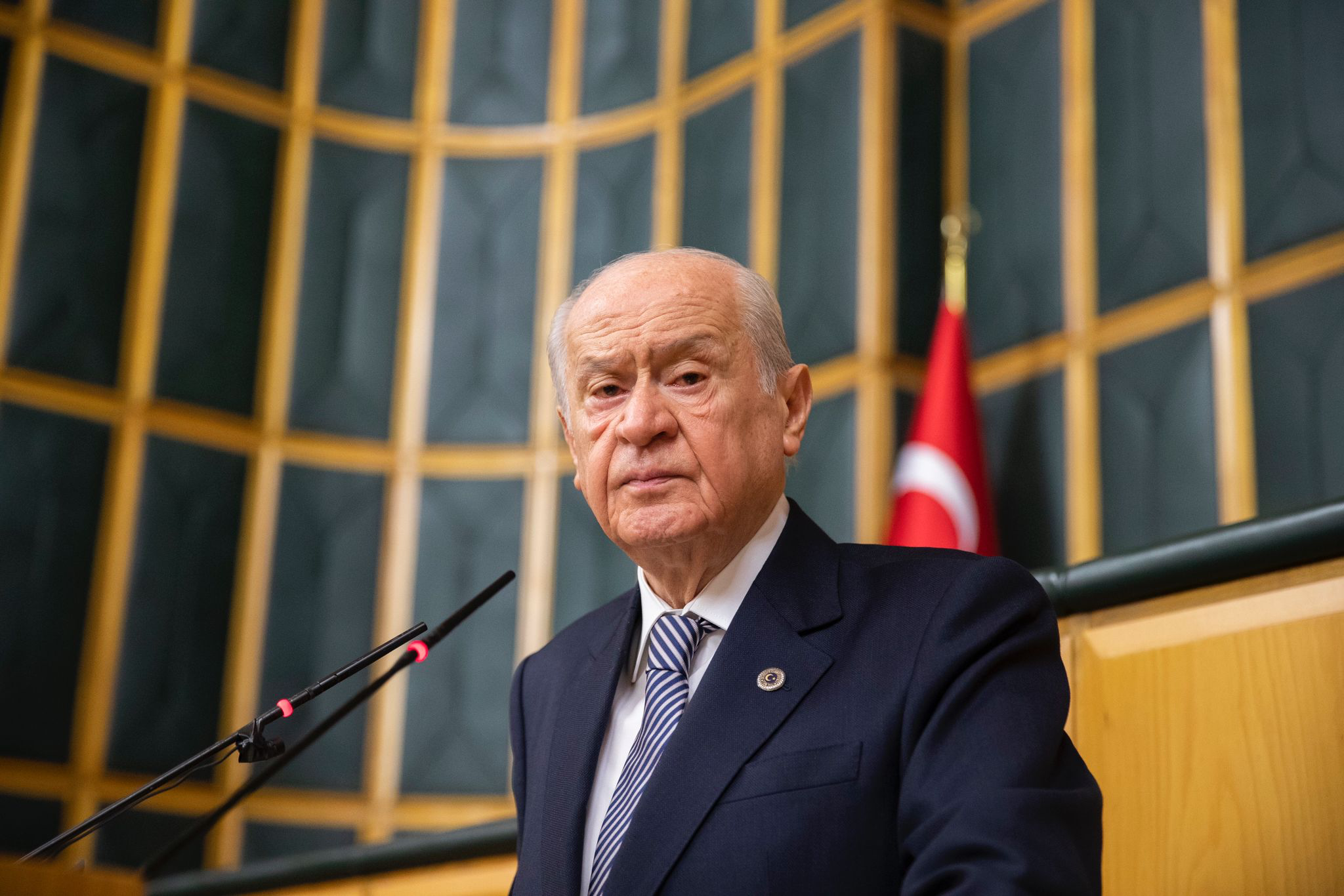 MHP Genel Başkanı Devlet Bahçeli, Suriye'deki çatışmaların Türkiye'yi tehdit ettiğini