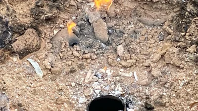 Kocaeli'nin Kartepe ilçesinde 14 gündür süren metan gazı yangınının etkisi