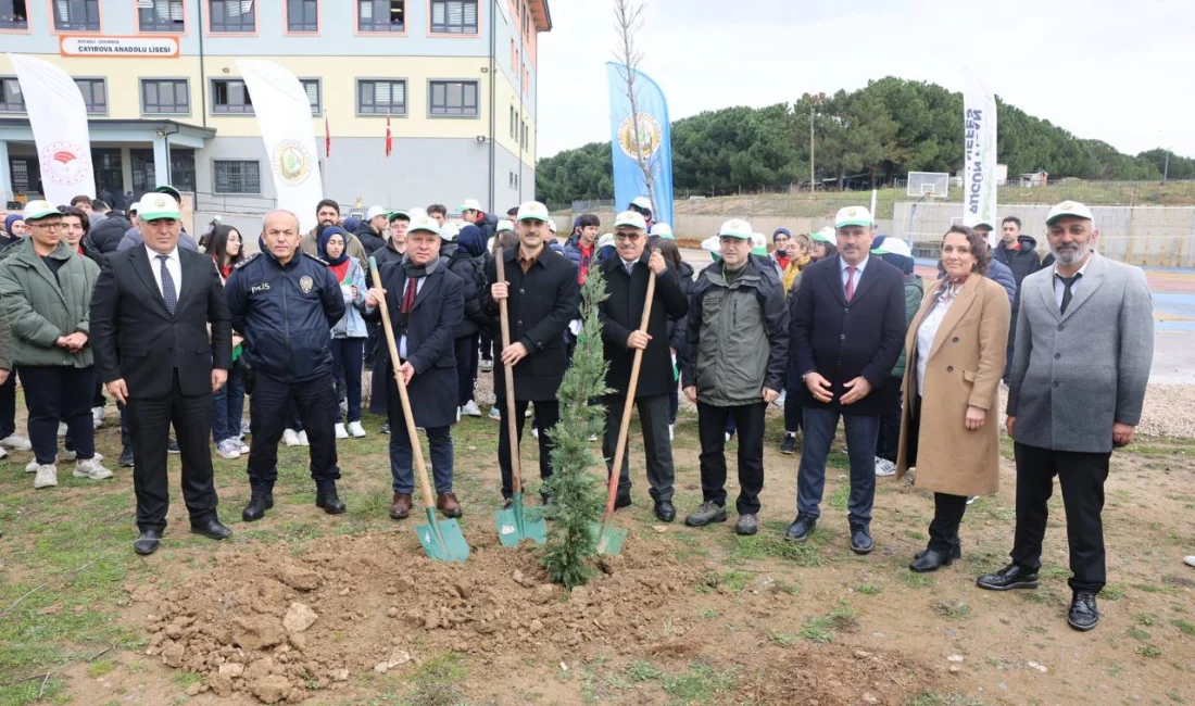 Çayırova'da öğrenciler, 21 Mart Dünya Ormancılık Günü ve Orman Haftası