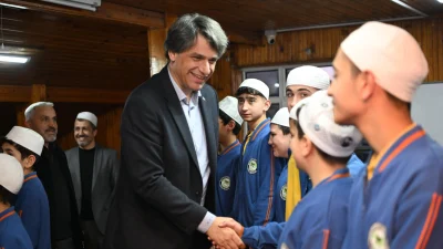 Kartepe Belediye Başkanı Av.M.Mustafa Kocaman, Medine Kur’an Kursu öğrencileriyle iftar