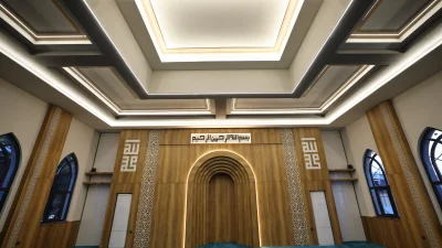 Başiskele Belediyesi tarafından inşa edilen Başiskele Sahil Mescidi dün kılınan