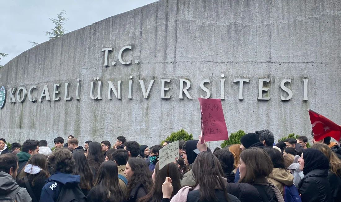Kocaeli Üniversitesi, Türkiye’nin birçok ilinde yapılan Ekrem İmamoğlu'nun gözaltına alınmasından