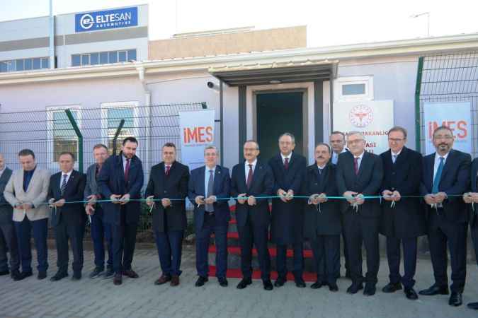 Dilovası'nda İMES OSB tarafından yaptırılarak hibe edilen 112 Acil Sağlık