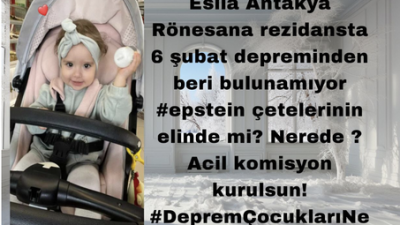  Antakya Rönesans Rezidans da kaybolan kayıp çocuklardan bir tanesi de