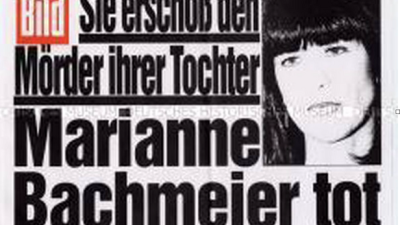 Marianne Bachmeier Almanya’nın Lübeck bölgesinde kızı Anna Bachmeier’ın ölümüne dair
