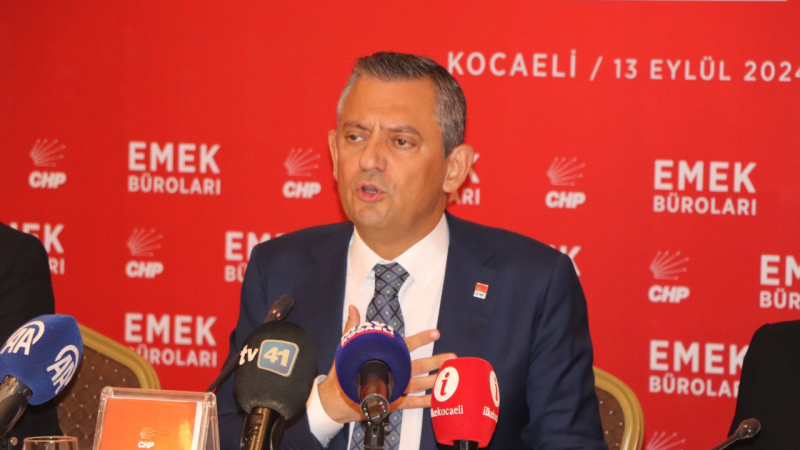 Cumhuriyet Halk Partisi (CHP) Genel Başkanı Özgür Özel, bugün bir