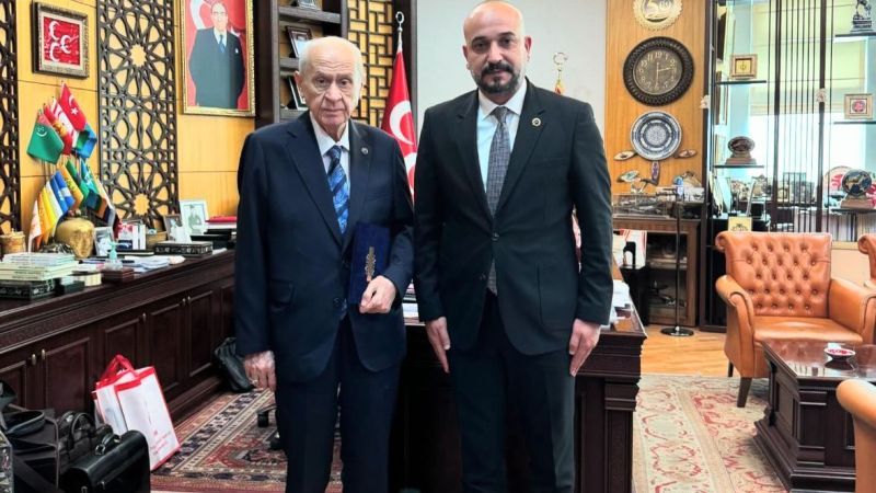 MHP Kocaeli İl Başkanı Murat Nuri Demirbaş, Devlet Bahçeli'yi ziyaret