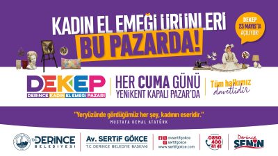 Derince Belediyesi, kadınların el emeği göz nuru eserlerini değerlendirebileceği yeni