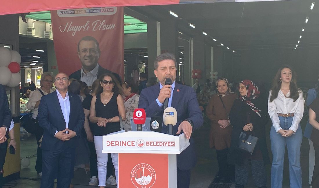 Derince Belediyesi’nin hayata geçirdiği Derince Kadın El Emeği Pazarı kapılarını