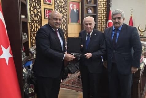 KOTO Meclis Başkanı Hüseyin Gezer ve KOTO Başkanı Necmi Bulut,