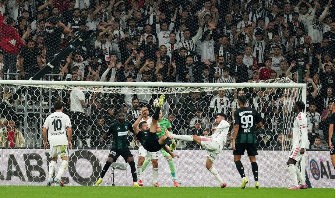 Trendyol Süper Lig’in 7. haftasında Beşiktaş, konuk ettiği Kocaelispor’u 3-1