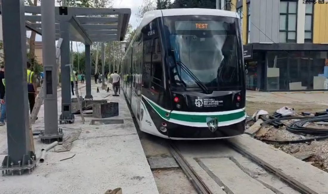 Kocaeli Büyükşehir Belediyesi’nin hayata geçirlidiği Alikahya–Stadyum Tramvay Hattı’ndaki 4 istasyondan
