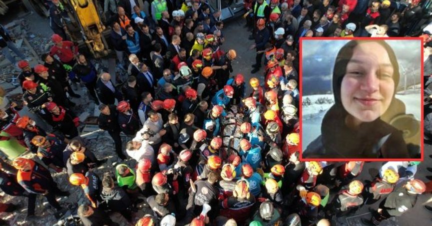 Gebze’de çöken 7 katlı binanın enkazından  7 saat sonra