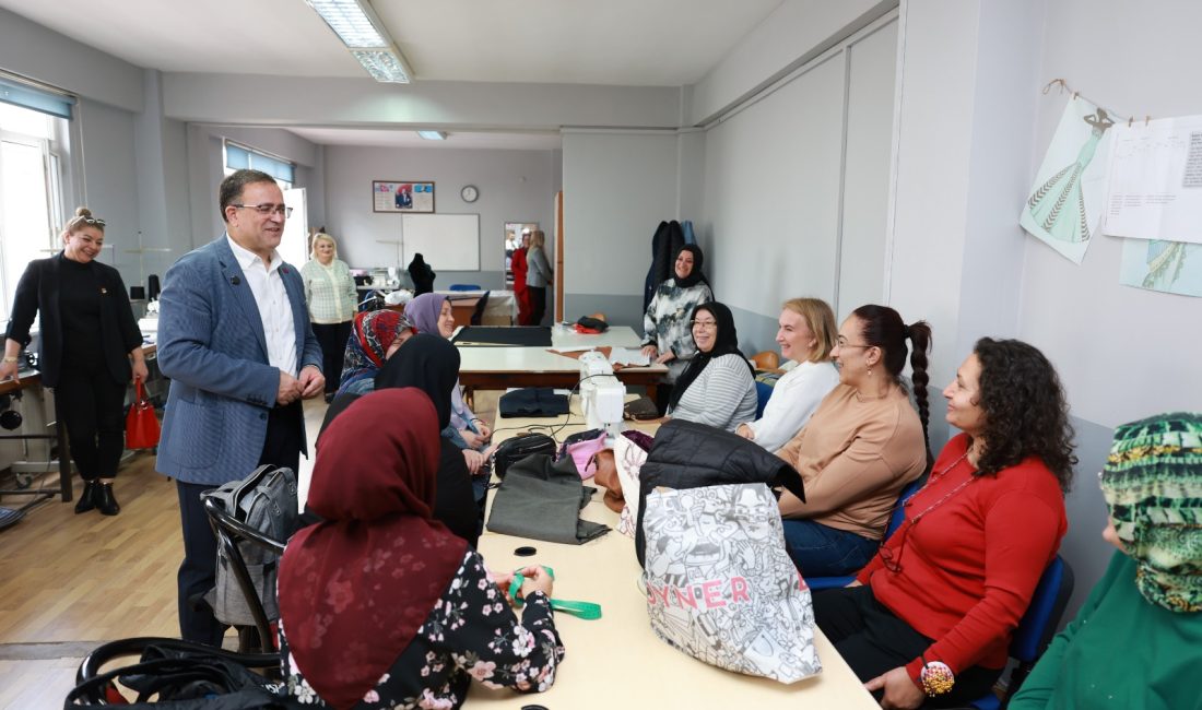 DER-MEK bünyesinde faaliyet gösteren kurs merkezlerini ziyaret eden Derince Belediye