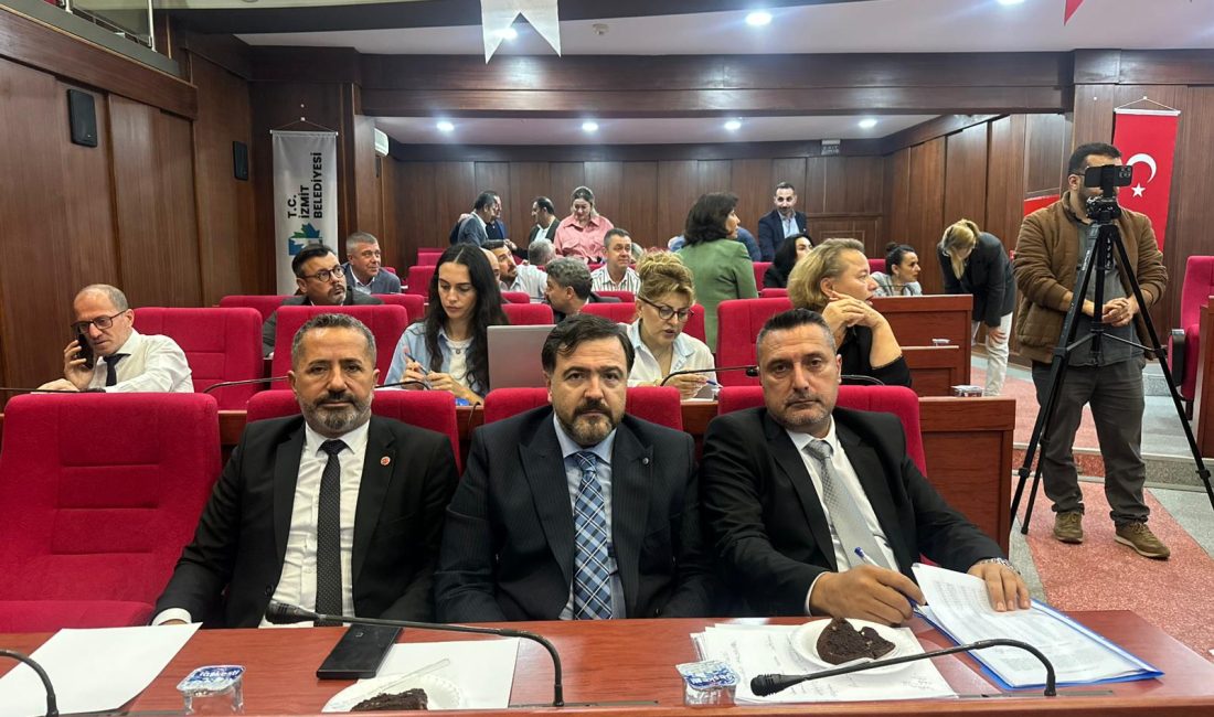 İzmit Belediyesi Ekim ayı Meclis toplantısı bugün Mehmet Ümit Küçükkaya’nın
