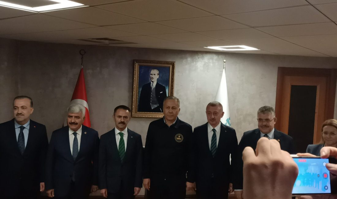 İçişleri Bakanı Ali Yerlikaya, bugün Kocaeli’de Valilik, Büyükşehir Belediyesi ve