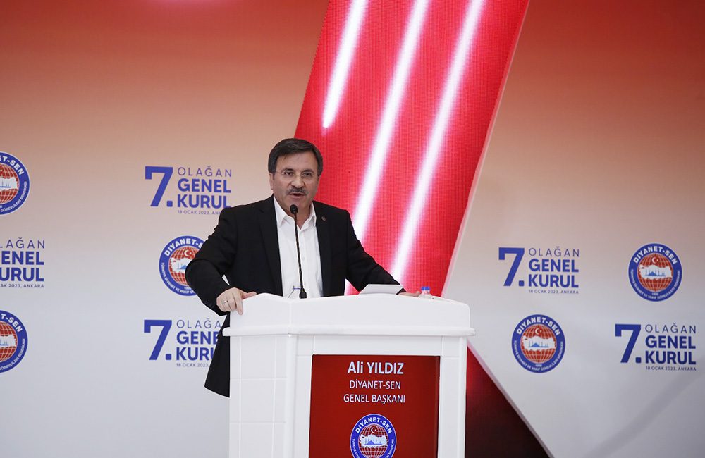 Diyanet-Sen Genel Başkanı Ali Yıldız, Kocaeli Valiliği’nin 10 Kasım’da camilerde