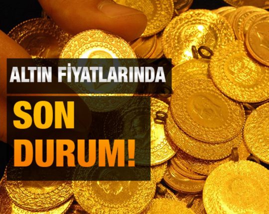 Gram altın 5.767 TL’den işlem görürken, çeyrek altın 9.550 TL,