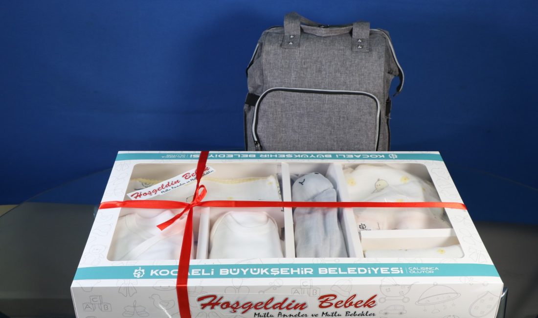 Kocaeli Büyükşehir Belediyesi, “Hoş Geldin Bebek” projesi kapsamında anne ve