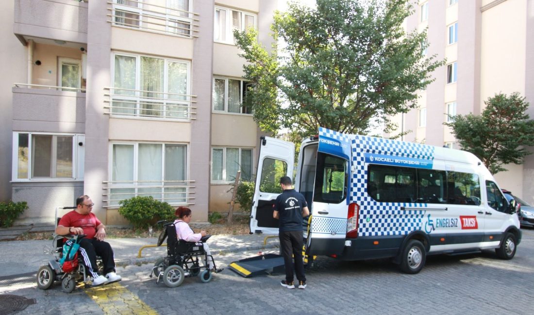 Kocaeli Büyükşehir Belediyesi, engelli bireylerin günlük yaşamını kolaylaştırmaya yönelik hayata