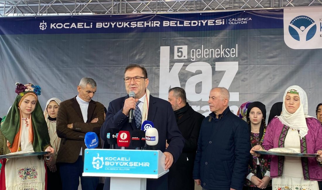 Kocaeli’nin İzmit Eseler Köyü’nde düzenlenen 5. Geleneksel Kaz Bayramı, 200