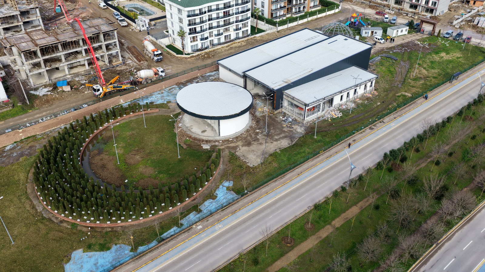 Başiskele şantiyesinde hummalı çalışmalar sürüyor. Kadın, genç ve çocuklara özel