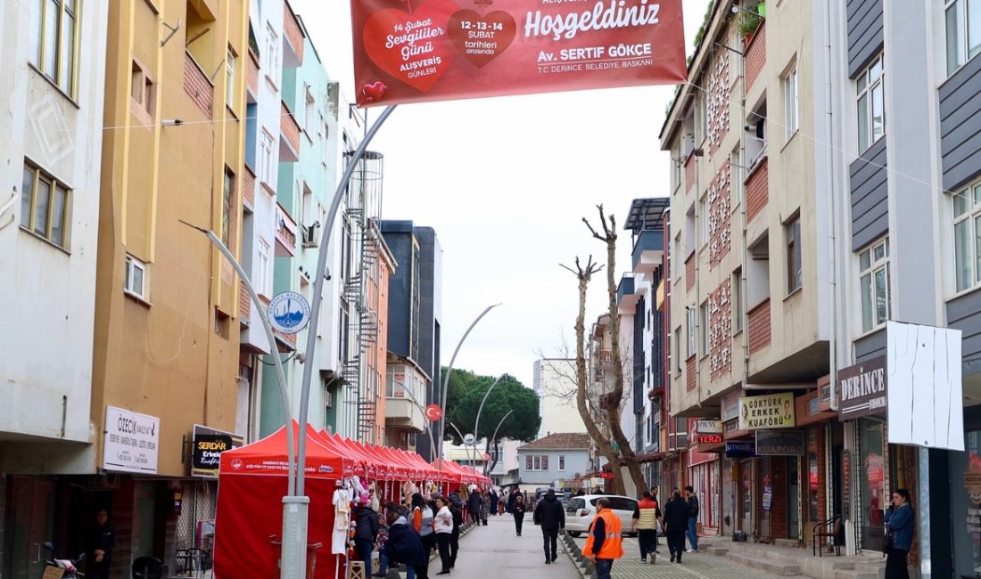Derince Belediyesi’nin Sevgililer Günü kapsamında düzenlediği Alışveriş Günleri, vatandaşların yoğun