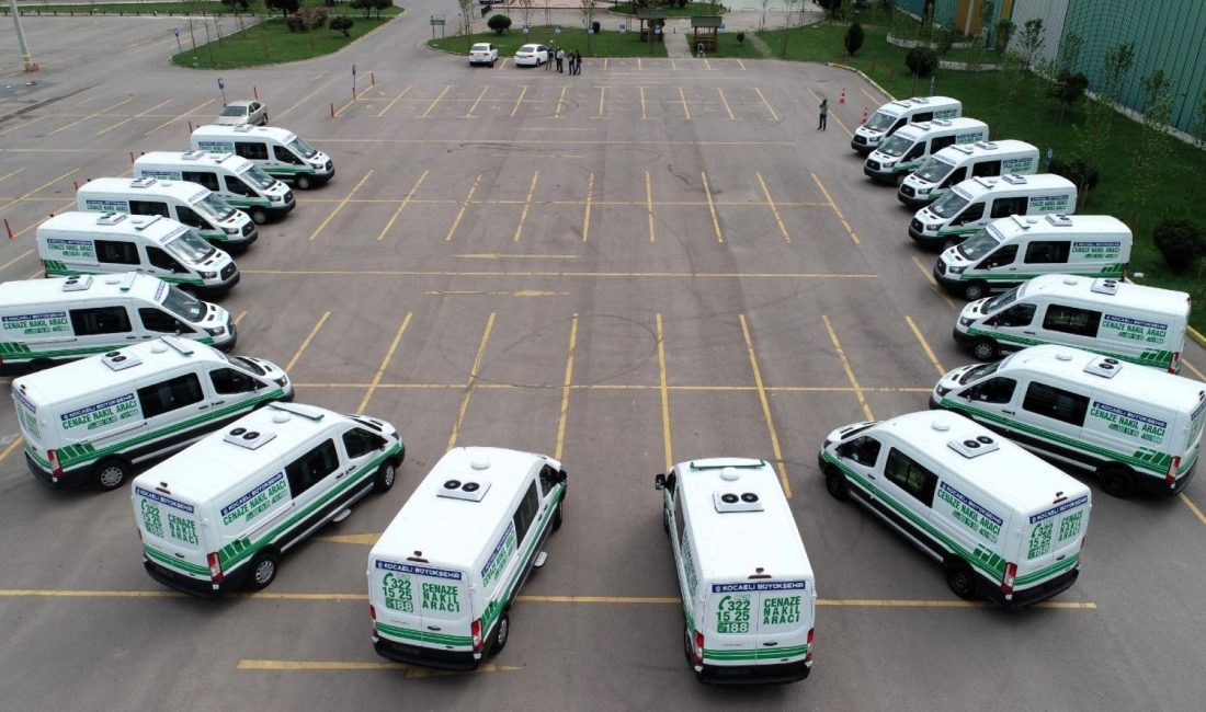 Kocaeli Büyükşehir Belediyesi, vefat eden vatandaşların cenaze nakil işlemlerini ücretsiz