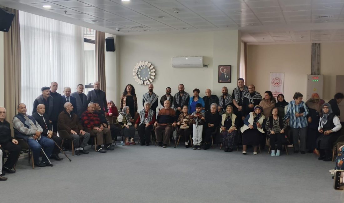 MHP İzmit İlçe Başkanı İlker Kazan koordinesinde Kocaeli Huzurevi'nde 14