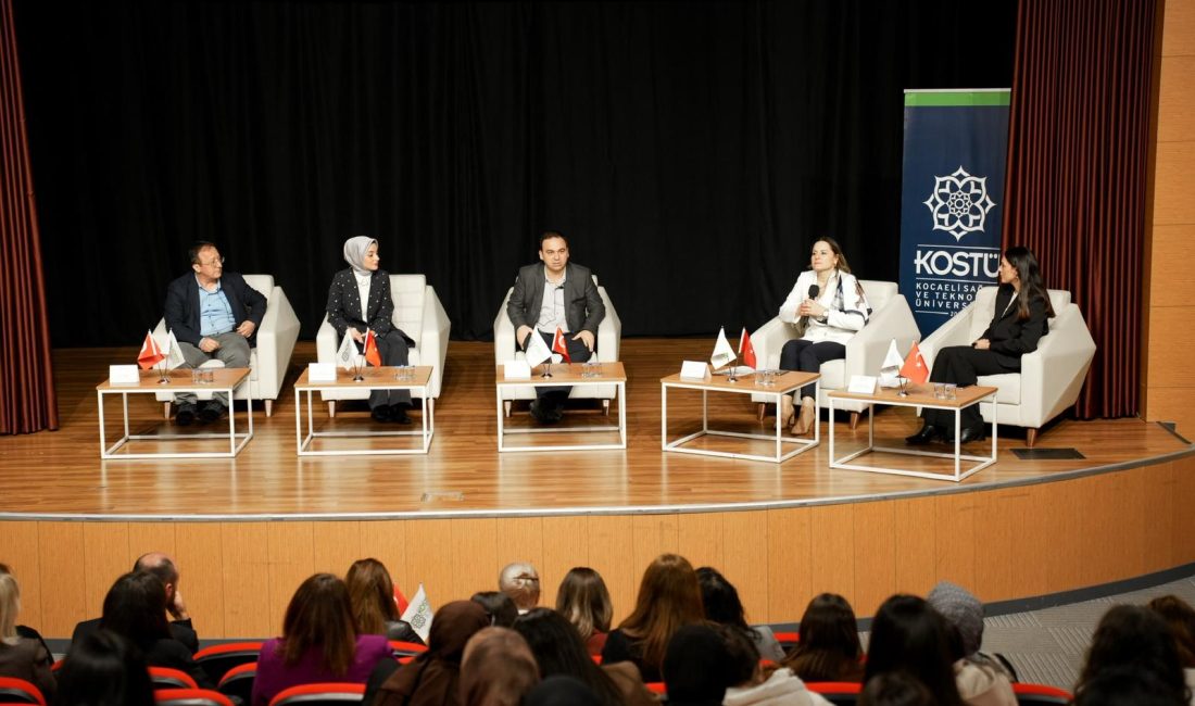 Kocaeli Sağlık ve Teknoloji Üniversitesi'nin düzenlediği panelde, iklim krizinin kadın