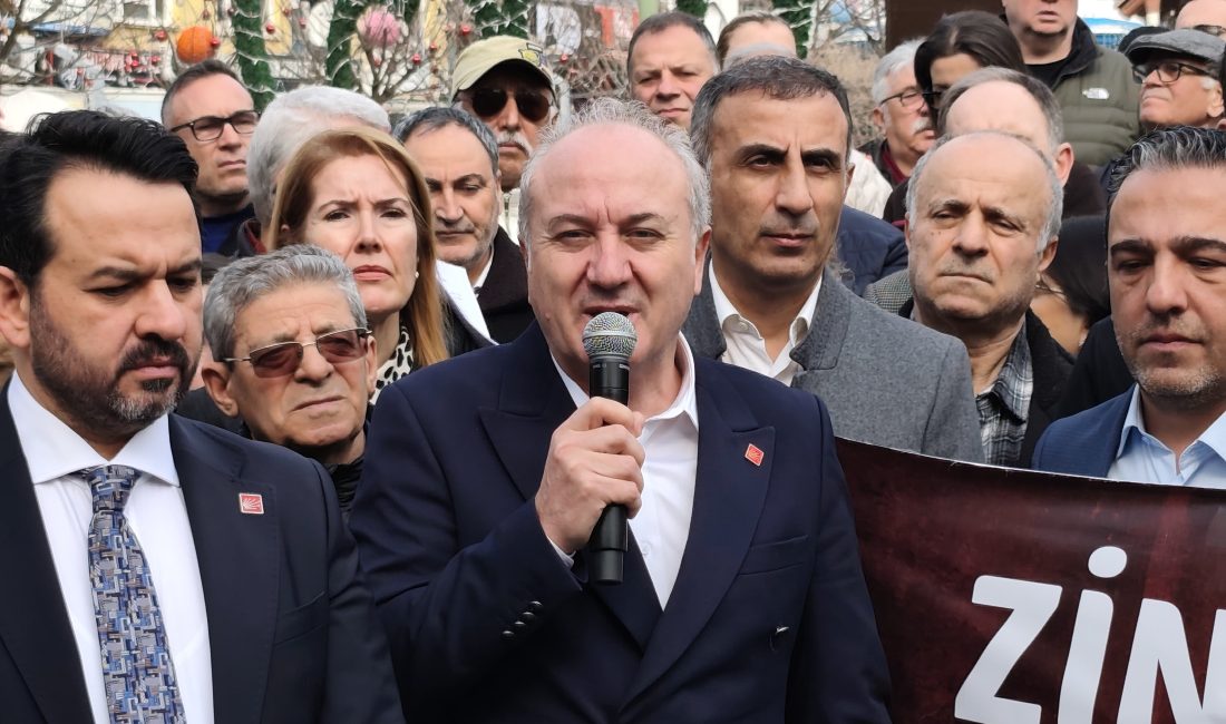 CHP Kocaeli İl Başkanı Erdem Arcan, bugün Sabri Yalım Parkı’nda