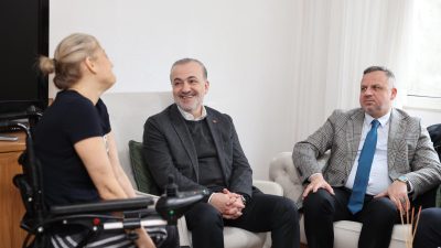 AK Parti İl Başkanı Şahin Talus, Bayram arefesinde şehit yakınları
