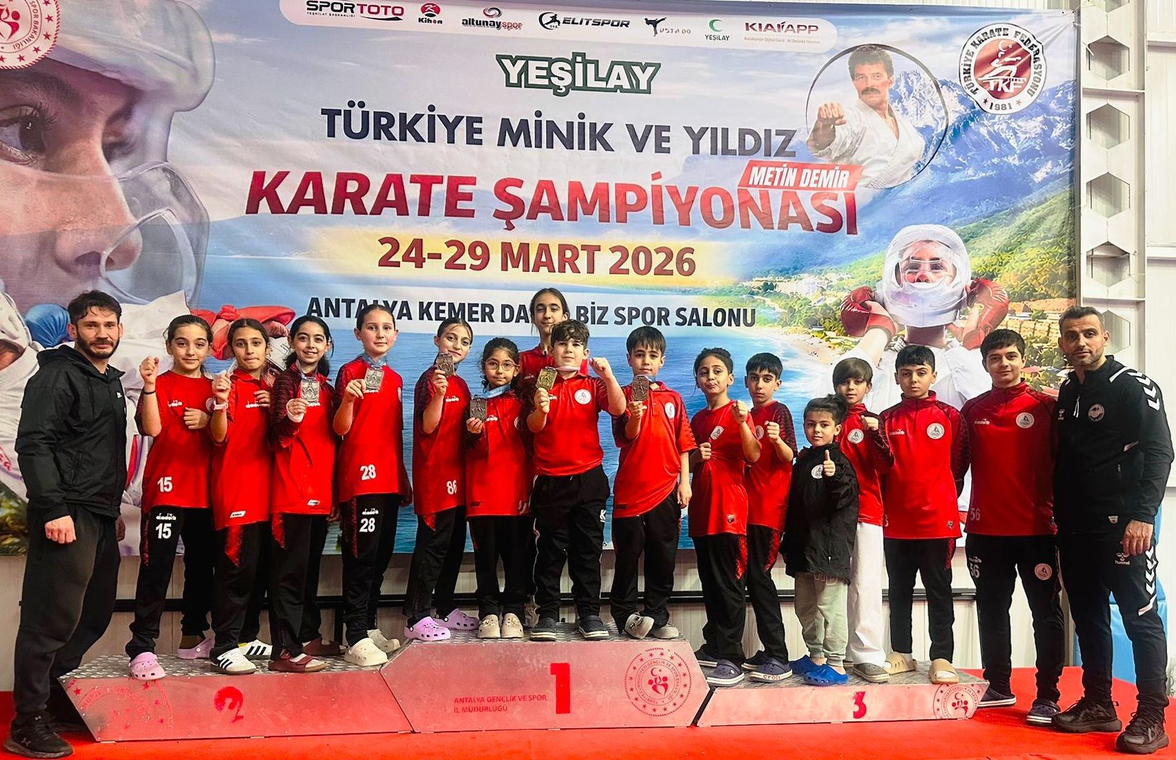Yeşilay Türkiye Minik ve Yıldız Metin Demir Karate Şampiyonası 24-29