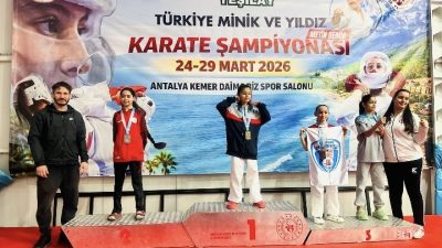 Körfez Gençler Birliği sporcusu Kumsal Lina Ayçiçek, Türkiye Minik ve