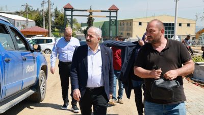 Gebze Belediye Başkanı Zinnur Büyükgöz, yapımı tamamlanma aşamasına gelen Pelitli