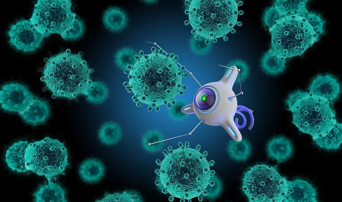 Würzburg Üniversitesi’nde geliştirilen ışık güdümlü nanorobotlar, mikroskobik ortamlarda bakterileri yakalayıp