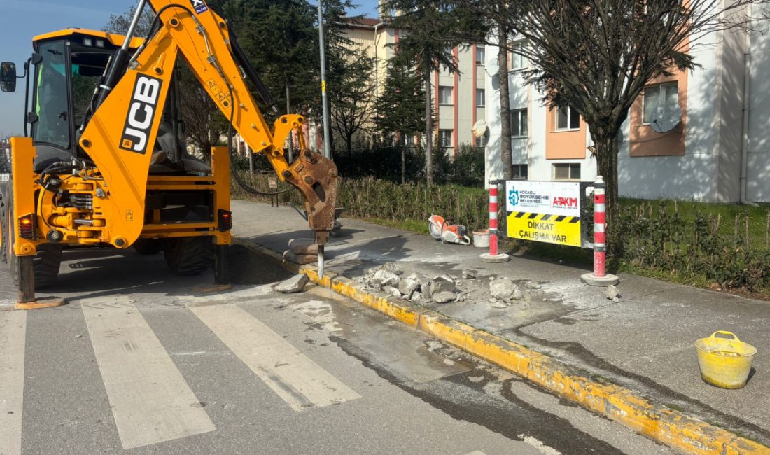 Kartepe Belediyesi, ilçe genelinde yol yapım, bakım ve onarım çalışmaları
