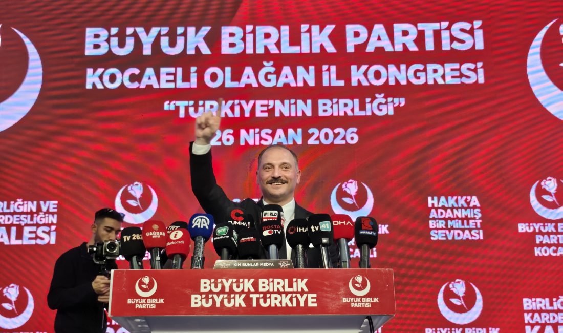 BBP Kocaeli İl Kongresi’nde Metehan Küpçü yeniden başkan seçilirken, 41