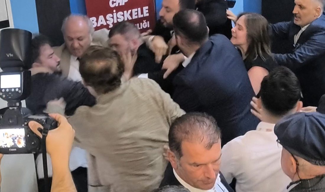 Kocaeli'nin Başiskele ilçesinde aylar önce arbedeye sahne olan CHP ilçe