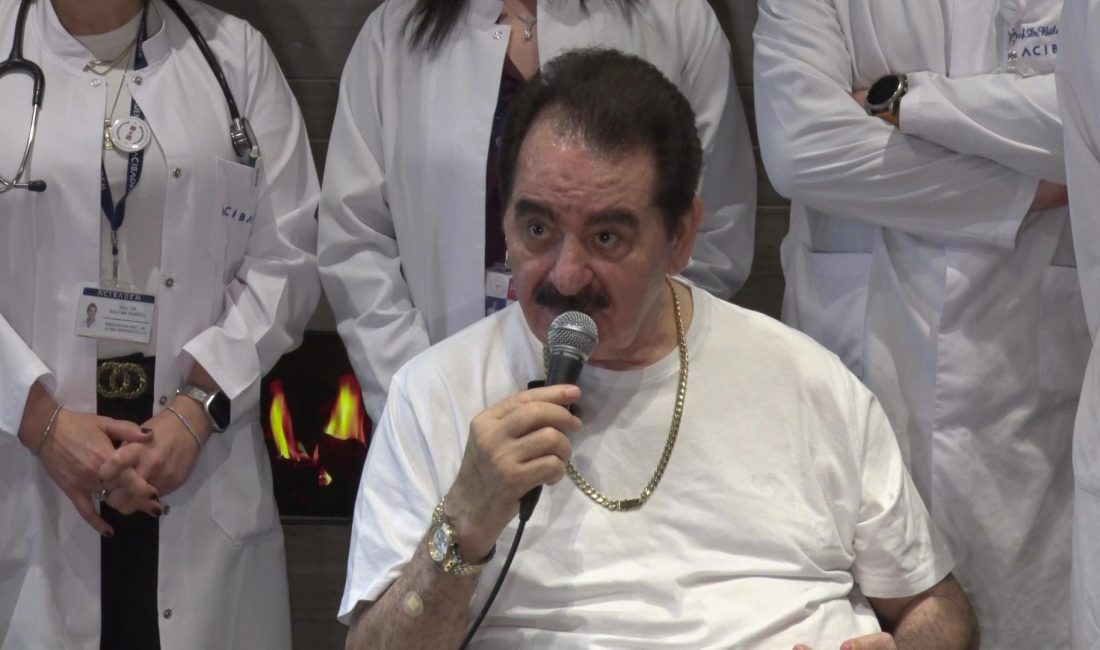 Ünlü sanatçı İbrahim Tatlıses, 7 Nisan'dan bu yana tedavi gördüğü